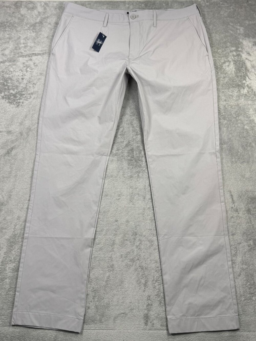 NWT J. Crew Flex Tech Pant Mens 38x34 Gray Slim Fit Chinos Preppy Minimalist